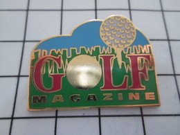 1016c Pin's Pins / Beau Et Rare / THEME : SPORTS / GOLF MAGAZINE Par COINDEROUX CORNER - Golf