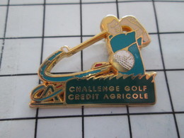 1016c Pin's Pins / Beau Et Rare / THEME : SPORTS / GOLF CHALLENGE CREDIT AGRICOLE Par DECAT - Golf