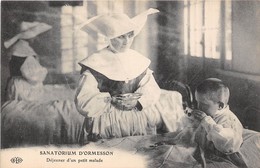 94-ORMESSON- SANATORIUM, DEJEUNER D'UN PATIT MALADE - Ormesson Sur Marne