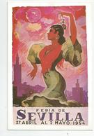 Espagne Espana Feria De Sevilla 1954 De Leoncio Alvarez Osorio , Cpm Pin Up Danse - Sevilla (Siviglia)
