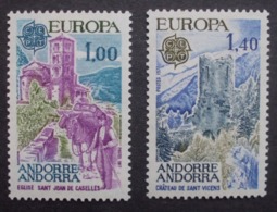 Andorra  FP   Cept   Europa   Landschaften   1977  ** - 1977