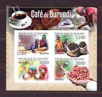 BURUNDI   2012 CAFE  YVERT N°1648/51 NEUF MNH** - Food