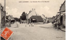 LES LAUMES(côte D'or 21)  La Grande Rue Et Le Moulin - Venarey Les Laumes