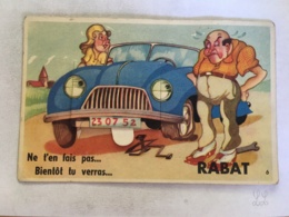 CPA MAROC - RABAT - Humoristique, Multi Cartes Depliantes - Ne T'en Fais Pas...Bientot Tu Verras...Rabat - Rabat