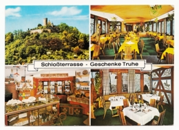 Biedenkopf - Restaurant Schlossterrasse U. Geschenke Truhe - 4 Ansichten - Biedenkopf