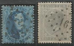 BELGIQUE - Oblitération(s) LP167 HANNUT - Postmarks - Points