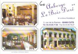 60 - CUTS Restaurant AUBERGE " LE BOIS DORE " 5 Rue De La Ramée - CPM Village (960 Habitants ) Grand Format 1998 - Oise - Autres & Non Classés