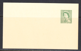 Canada 1953 Postcard, Mint No Hinge, Sc# UX83 - 1953-.... Reign Of Elizabeth II