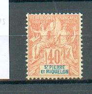 SPM 627 - YT 68 * - Charnière Complète - Unused Stamps