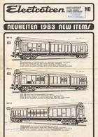 Catalogue ELECTROTREN 1983 Neuheiten 1:87 HO - en Allemand, Anglais, Français Et Espagnol - Non Classés