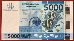Polynésie Française - 5000 FCFP - 2014 - N° 408661 A7 / Signatures Noyer-de Seze-La Cognata - Neuf  / Jamais Circulé - Papeete (Polinesia Francese 1914-1985)