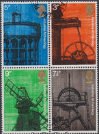 GREAT BRITAIN 1972 Industry Perf.ESSAY.4-BLOCK - Ensayos, Pruebas & Reimpresiones
