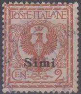 Italia Colonie Egeo Simi 1912 SaN°1 (o) Vedere Scansione - Ägäis (Simi)
