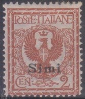 Italia Colonie Egeo Simi 1912 SaN°1 MNH/**vedere Scansione - Ägäis (Simi)