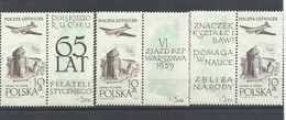 POLONIA  YVERT  AEREO   52/54   MH  * - Unused Stamps