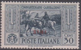 Italia Colonie Egeo Simi 1932 SaN°20 MH/* Vedere Scansione - Aegean (Simi)