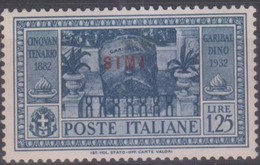 Italia Colonie Egeo Simi 1932 SaN°23 MH/* Vedere Scansione - Aegean (Simi)