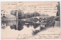 51 / AY LE ...../ LE PONT DU CANAL / LES PROMENADES / CYGNES / PRECURSEUR 1902 - Ay En Champagne