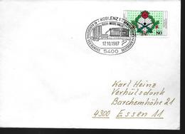 ALLEMAGNE   Lettre  1987 Koblenz Poste - Poste