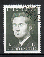 Liechtenstein Mi 615 Prins Pius Gestempeld - Gebraucht