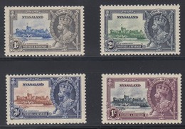 NYASALAND 1935 SILVER JUBILEE  SG 123/126 MNH CV £80 - Nyassaland (1907-1953)