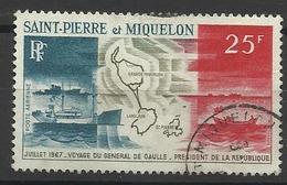 SAINT PIERRE ET MIQUELON N° PA 38 Oblitéré SPM POSTE AERIENNE - Usati