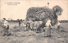 ¤¤  -   Agriculture   -  Scène Du Centre  -  Agriculteurs, Agricuture  -  Attelage De Boeufs  -  Ramassage Du Foin - Elevage