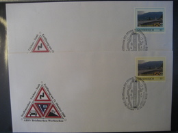 Österreich- Pers.BM 2 Belege, Trieben Eröffnung Der Neuen Triebenstraße B 114 Mit Pers.BM 65 Und 55 Cent Marken - Personalisierte Briefmarken
