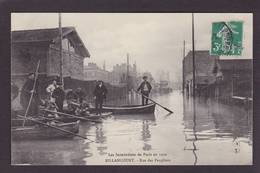 CPA Hauts De Seine 92 Boulogne Billancourt Inondation Catastrophe Circulé - Boulogne Billancourt