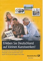 BRD / Bund Frankfurt Deutsche Post AG Philatelie DP-Umschlag 2003 Deutsche Briefmarken - Kleine Kunstwerke - Poste