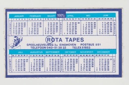 Kalender Rota Tapes Eindhoven 1978 - Small : 1971-80