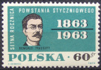 POLAND 1963 100TH ANNIV POLISH 1863 JANUARY UPRISING TRAUGUTT NHM Lithuania Belarus Latvia Ukraine Russia Rifle Soldiers - Autres & Non Classés