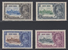 HONG KONG 1935 SILVER JUBILEE  SG 133/36  MNH/MLH  CV £93 - Neufs