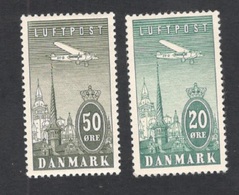 DENMARK1934: Michel219-20 Mh* - Luftpost