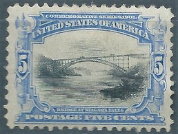 Stati Uniti D'america,United States,U.S.A,1901 Pan-American Exposition Issue 5C Overseas/black,Hinged,Value:€100,00 - Unused Stamps