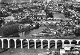 87-LIMOGES- VUE AERIENNE SUR LES CINQ PONTS - Limoges