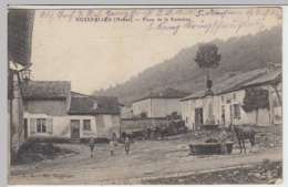 (36591) AK Buxerulles (Meuse), Brunnenplatz, Feldpost 1914 - Lothringen