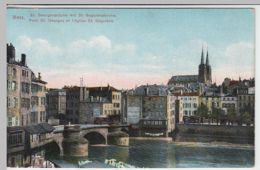 (40539) AK Metz, St. Georgenbrücke M. St. Segolenakirche, Vor 1945 - Lothringen
