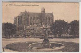 (40545) AK Metz, Comédie-Platz M. Kathedrale, 1926 - Lothringen