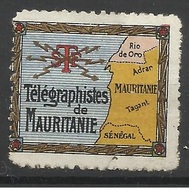 Mauritanie Vignette Erinnophilie Occupation Française WW1 - Autres & Non Classés