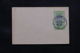 TOGO - Entier Postal Surchargé " Togo Occupation Franco Anglaise ", Non Circulé Avec Oblitération Atakpame - L 58100 - Cartas & Documentos