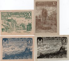 AUSTRIA NOTGELD- Österreich-10,20,50 Heller 1920- Eggenburg   UNC - Autriche