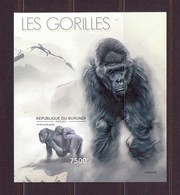 BURUNDI 2012 GORILLES  NON DENTELE  YVERT N°B282  NEUF MNH** - Gorilles