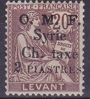 Syrie  Timbres-taxe     N°2** - Strafport