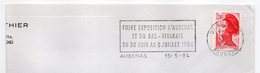 Flamme Temporaire SECAP ARDECHE 07 AUBENAS "FOIRE EXPOSITION D'AUBENAS ET DU BAS VIVARAIS DU 30 JUIN AU 8 JUILLET" 1984 - Mechanical Postmarks (Advertisement)