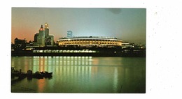 CINCINNATI, Ohio, USA, Riverfront Stadium, Old Chrome Postcard, Football Stadium - Cincinnati