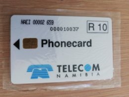 NAMIBIA   R10 ,- FIRST ISSUE CHIPCARD MINT IN WRAPPER NAEI 00002 659        **1406** - Namibia