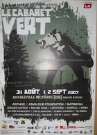 Affiche Festival Musique Cabaret Vert Charleville-Mézières 2007 - Afiches & Offsets