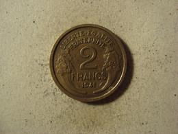 MONNAIE FRANCE 2 FRANCS 1941 MORLON - 2 Francs