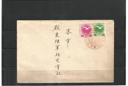 ЕХ-М-20-04-76  COVER WITH THE 2 STAMPS. - Mandschurei 1927-33